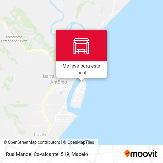 Rua Manoel Cavalcante, 519 mapa