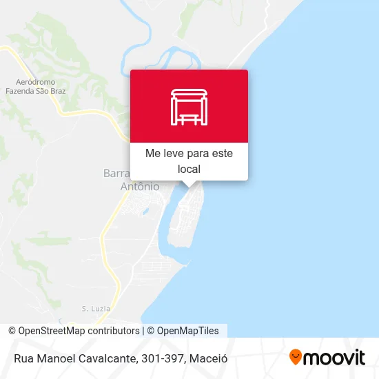 Rua Manoel Cavalcante, 301-397 mapa