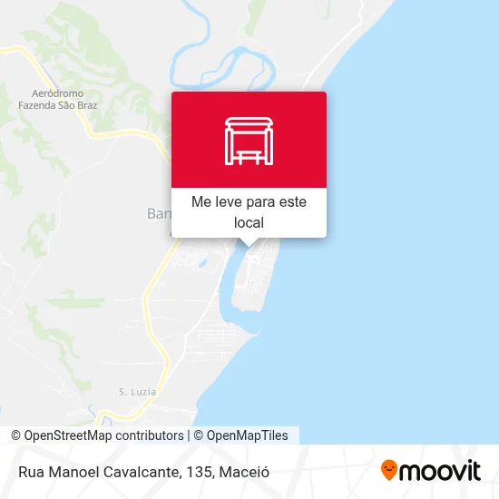 Rua Manoel Cavalcante, 135 mapa