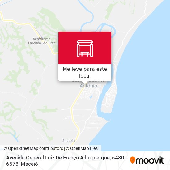 Avenida General Luiz De França Albuquerque, 6480-6578 mapa