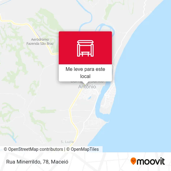 Rua Minerrildo, 78 mapa