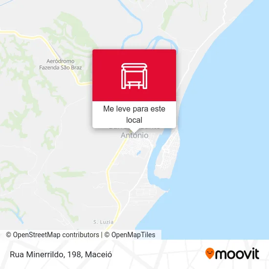 Rua Minerrildo, 198 mapa