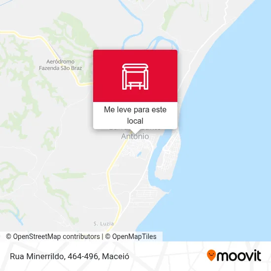 Rua Minerrildo, 464-496 mapa