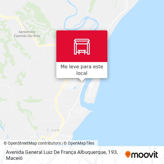Avenida General Luiz De França Albuquerque, 193 mapa