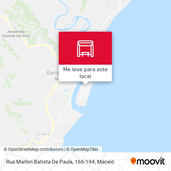Rua Marlon Batista De Paula, 166-194 mapa