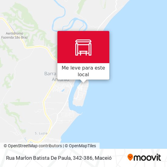 Rua Marlon Batista De Paula, 342-386 mapa