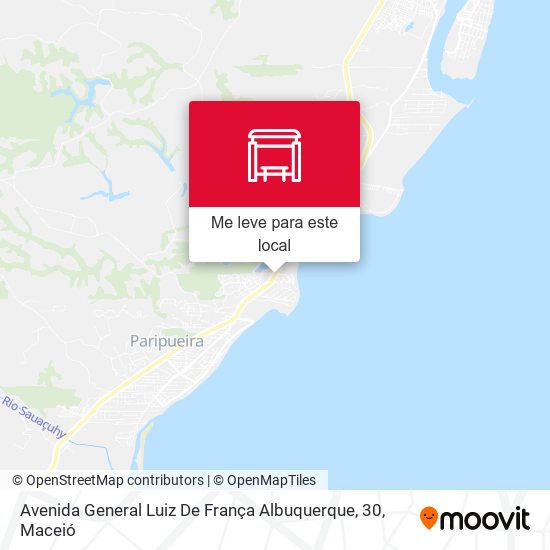 Avenida General Luiz De França Albuquerque, 30 mapa