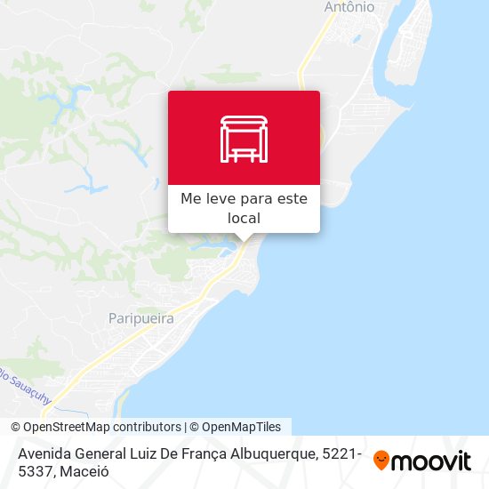 Avenida General Luiz De França Albuquerque, 5221-5337 mapa