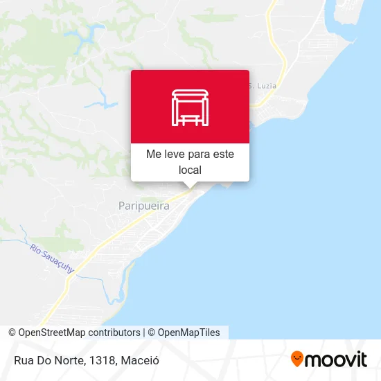 Rua Do Norte, 1318 mapa