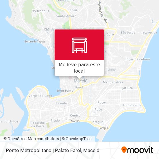 Ponto Metropolitano | Palato Farol mapa