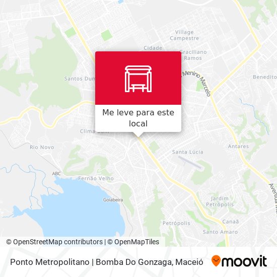 Ponto Metropolitano | Bomba Do Gonzaga mapa