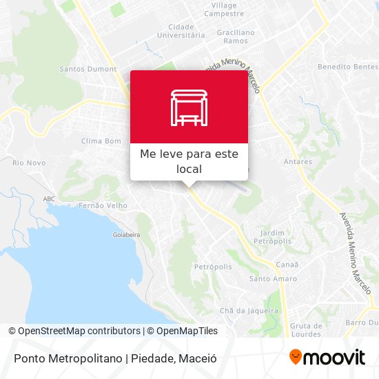 Ponto Metropolitano | Piedade mapa