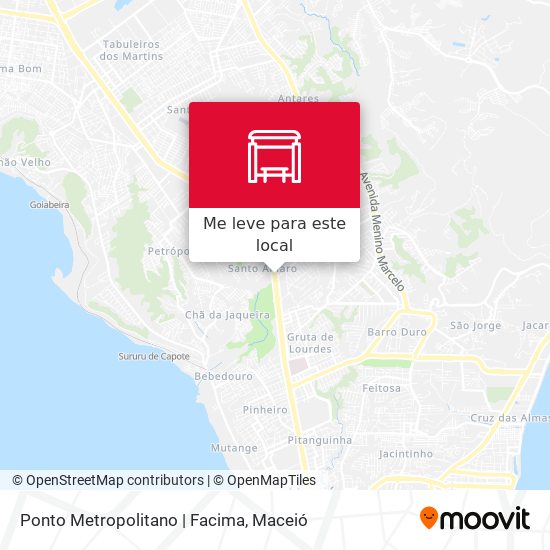 Ponto Metropolitano | Facima mapa