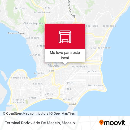 Terminal Rodoviário De Maceió mapa