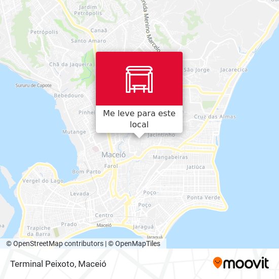 Terminal Peixoto mapa