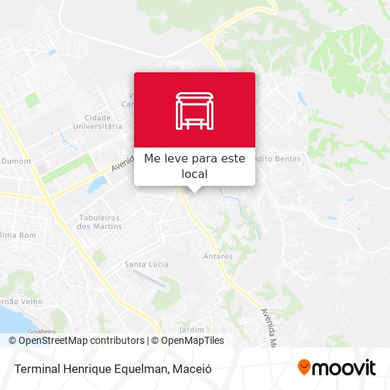Terminal Henrique Equelman mapa