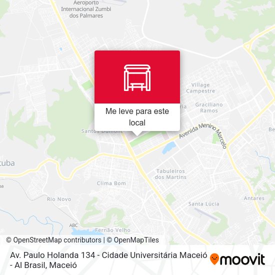Av. Paulo Holanda 134 - Cidade Universitária Maceió - Al Brasil mapa