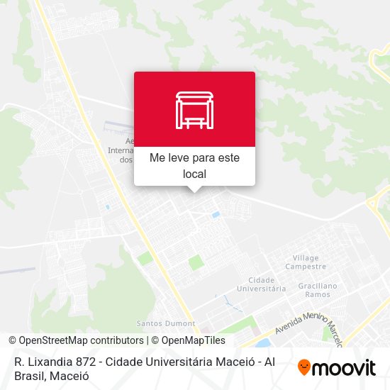 R. Lixandia 872 - Cidade Universitária Maceió - Al Brasil mapa