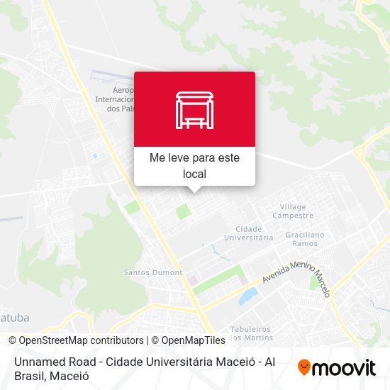 Unnamed Road - Cidade Universitária Maceió - Al Brasil mapa