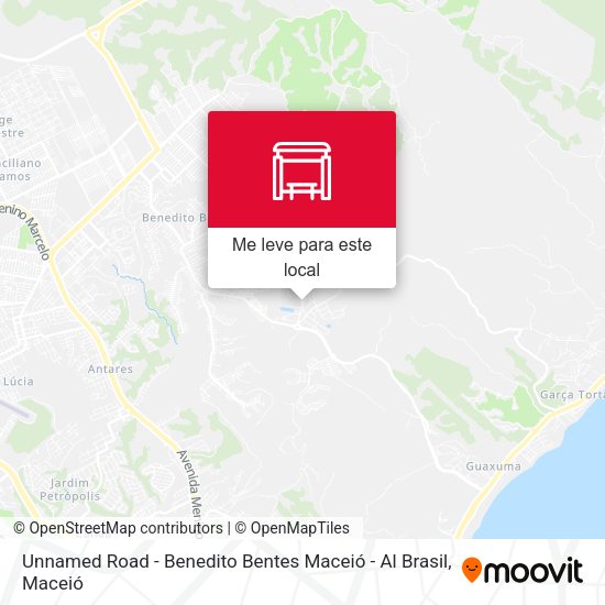 Unnamed Road - Benedito Bentes Maceió - Al Brasil mapa
