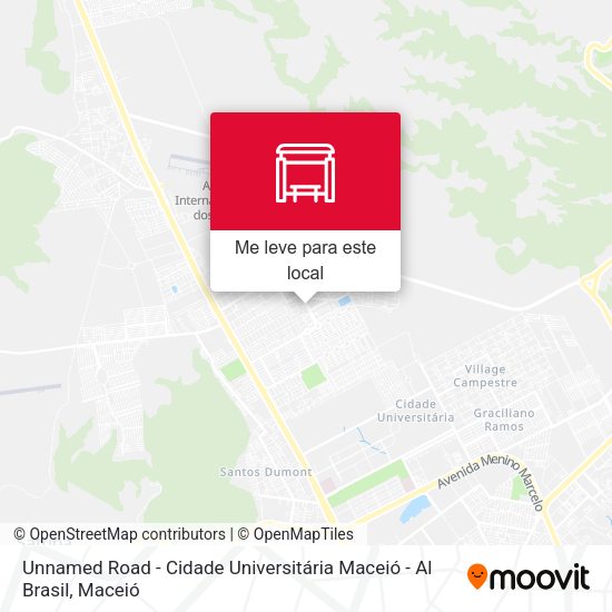 Unnamed Road - Cidade Universitária Maceió - Al Brasil mapa