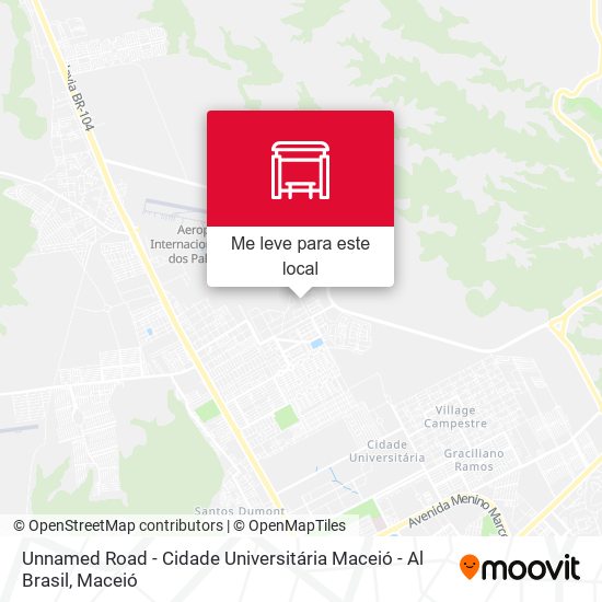 Unnamed Road - Cidade Universitária Maceió - Al Brasil mapa