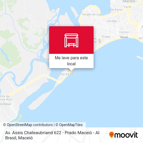 Av. Assis Chateaubriand 622 - Prado Maceió - Al Brasil mapa