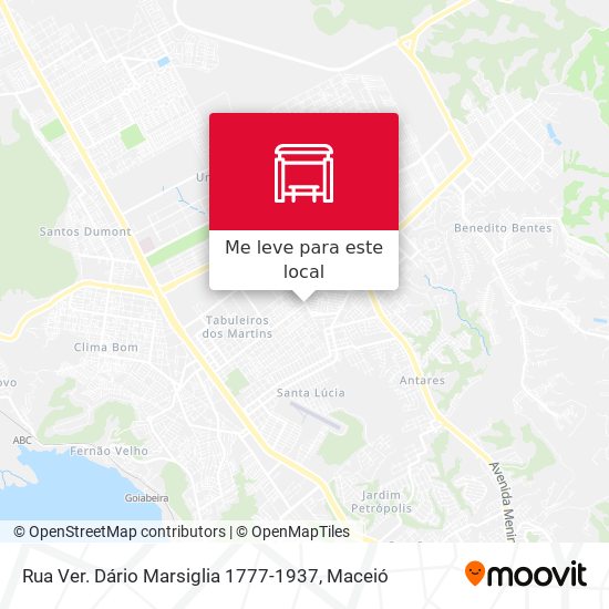 Rua Ver. Dário Marsiglia 1777-1937 mapa