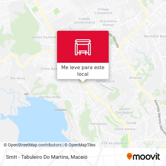 Smtt - Tabuleiro Do Martins mapa