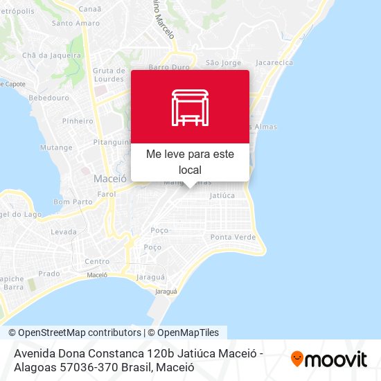 Avenida Dona Constanca 120b Jatiúca Maceió - Alagoas 57036-370 Brasil mapa