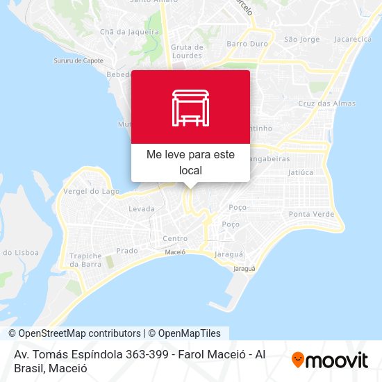Av. Tomás Espíndola 363-399 - Farol Maceió - Al Brasil mapa