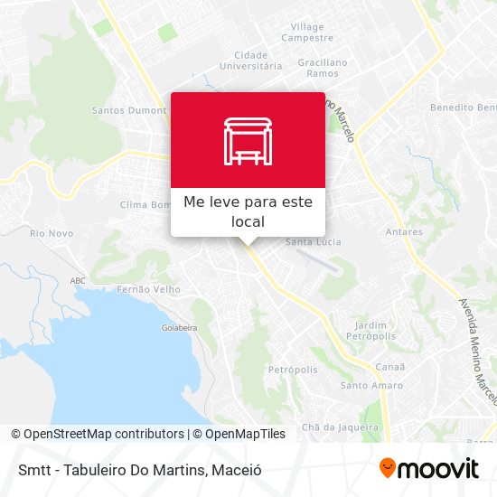Smtt - Tabuleiro Do Martins mapa