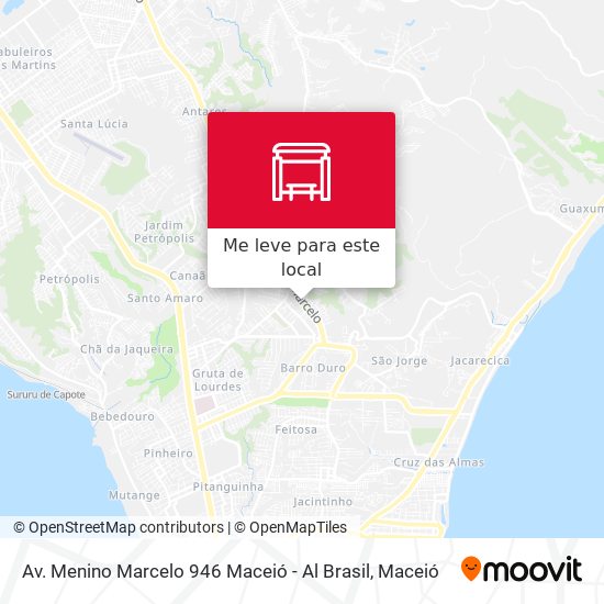 Av. Menino Marcelo 946 Maceió - Al Brasil mapa