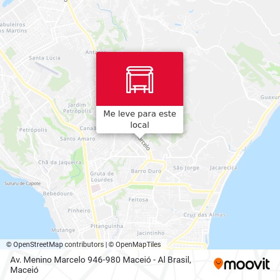 Av. Menino Marcelo 946-980 Maceió - Al Brasil mapa