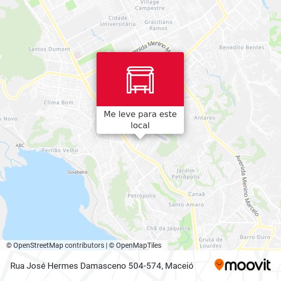 Rua José Hermes Damasceno 504-574 mapa