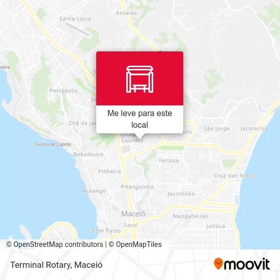 Terminal Rotary mapa