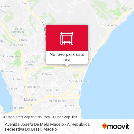 Avenida Josefa De Melo Maceió - Al República Federativa Do Brasil mapa