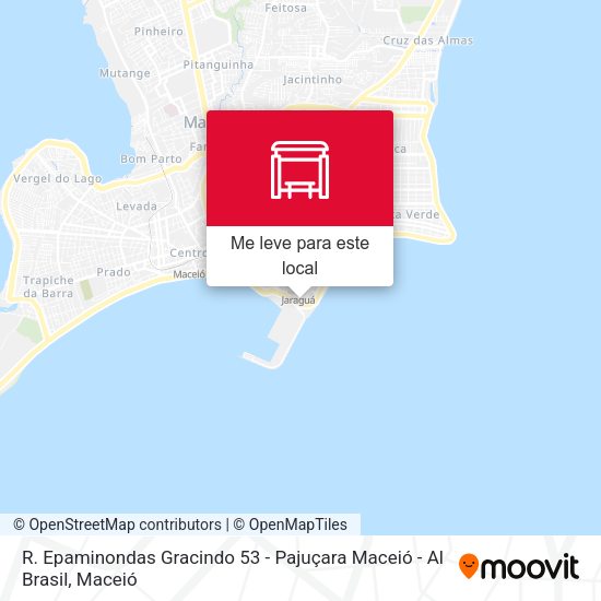 R. Epaminondas Gracindo 53 - Pajuçara Maceió - Al Brasil mapa