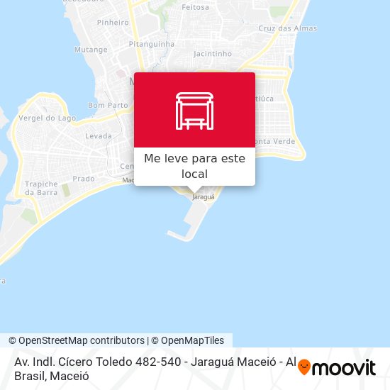 Av. Indl. Cícero Toledo 482-540 - Jaraguá Maceió - Al Brasil mapa