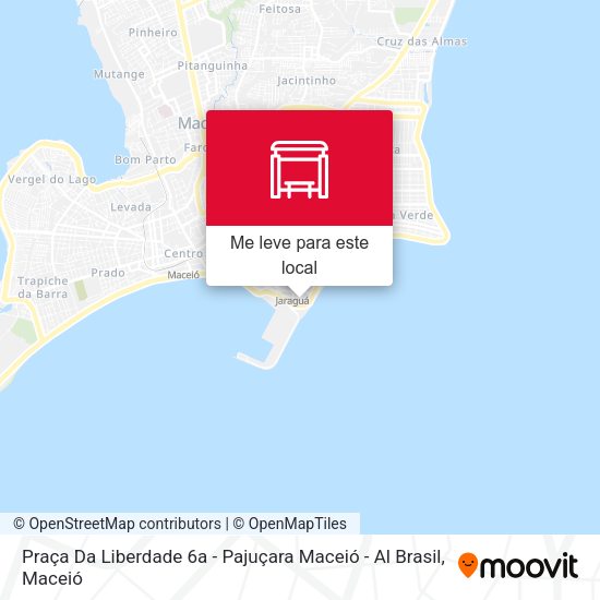 Praça Da Liberdade 6a - Pajuçara Maceió - Al Brasil mapa