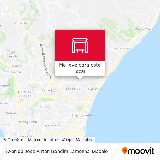 Avenida José Aírton Gondim Lamenha mapa