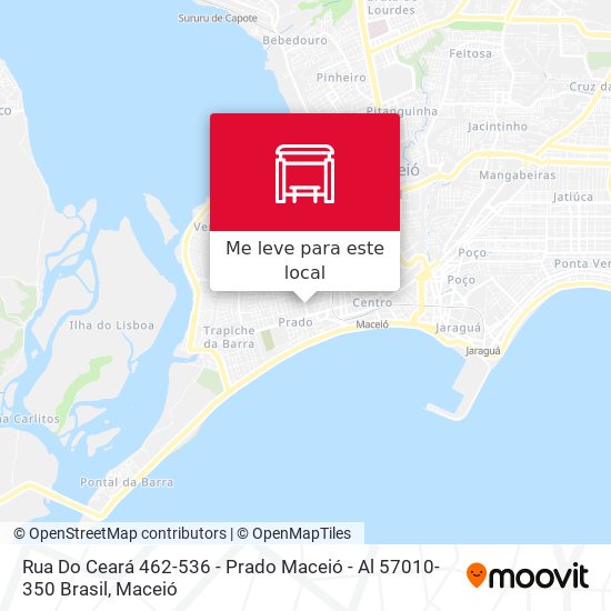 Rua Do Ceará 462-536 - Prado Maceió - Al 57010-350 Brasil mapa