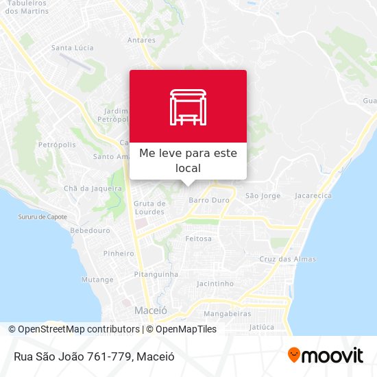 Rua São João 761-779 mapa