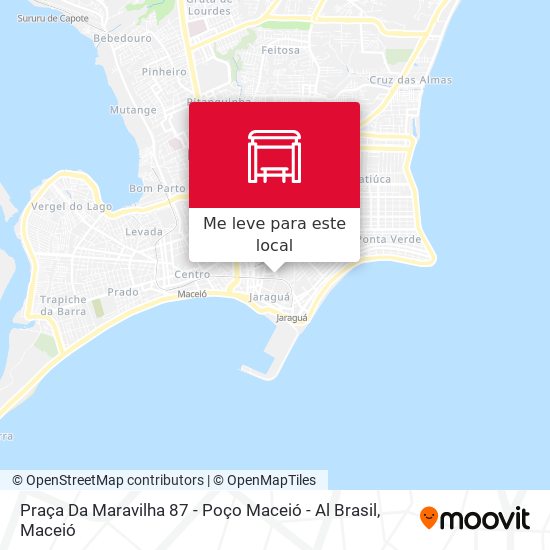 Praça Da Maravilha 87 - Poço Maceió - Al Brasil mapa