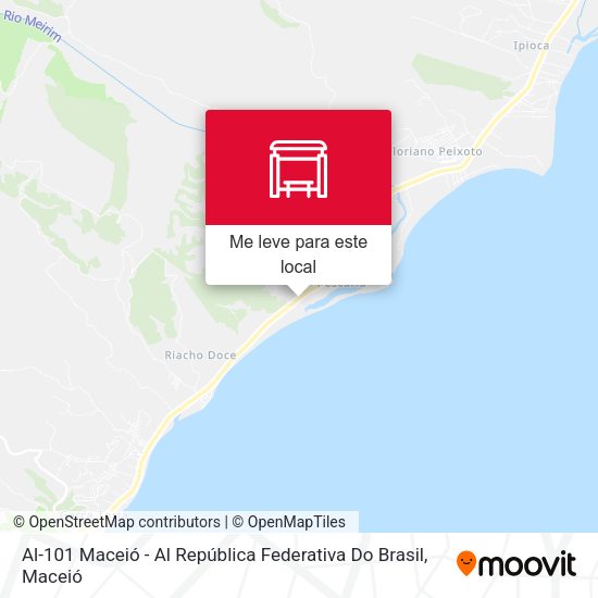 Al-101 Maceió - Al República Federativa Do Brasil mapa