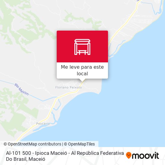 Al-101 500 - Ipioca Maceió - Al República Federativa Do Brasil mapa