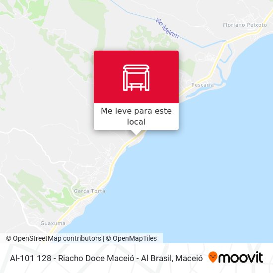 Al-101 128 - Riacho Doce Maceió - Al Brasil mapa