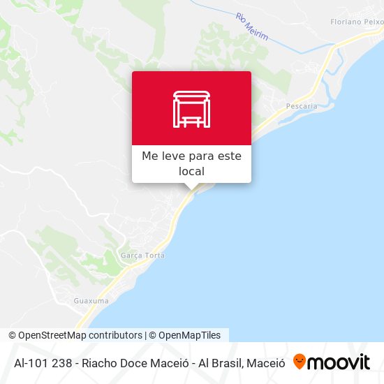 Al-101 238 - Riacho Doce Maceió - Al Brasil mapa