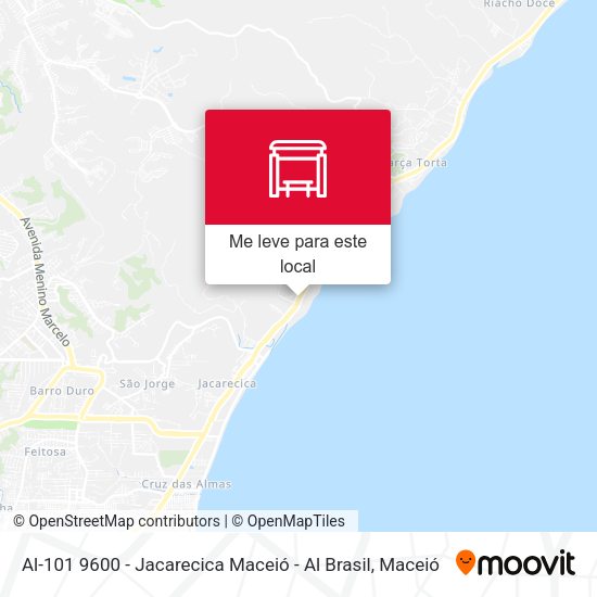 Al-101 9600 - Jacarecica Maceió - Al Brasil mapa