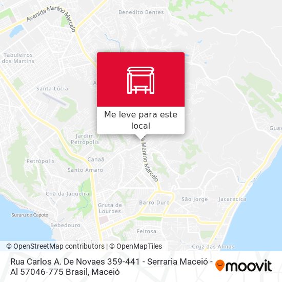 Rua Carlos A. De Novaes 359-441 - Serraria Maceió - Al 57046-775 Brasil mapa